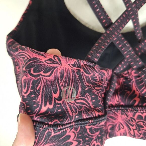 Lululemon Infinity Energy Bra Glossy Black 4 - Picture 4 of 6